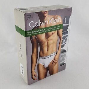 NWT Calvin Klein The Ultimate Comfort Bamboo Viscose Hip Briefs Slip 3-Pack XL